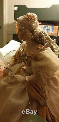 Gorgeous Rare Franklin Mint Heirloom 18 Doll/ Ringlet/mask