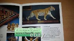 Grace & Power Franklin Mint Bengal 25 Tiger On the Prowl Porcelain with Stand Box