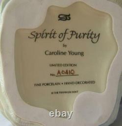 Graceful Large Franklin Mint SPIRIT OF PURITY Porcelain Figurine Caroline Young
