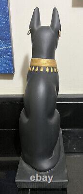 Guardian Of The Nile Egypt Bastet Cat God Black Porcelain Franklin Mint