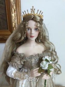 Guinevere Franklin Mint Heirloom Porcelain Doll