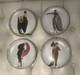 HOUSE OF ERTE Franklin Mint Limited Edition Art Deco Porcelain Plates Set of 4
