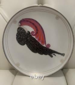 HOUSE OF ERTE Franklin Mint Limited Edition Art Deco Porcelain Plates Set of 4