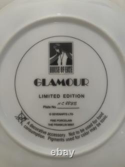 HOUSE OF ERTE Franklin Mint Limited Edition Art Deco Porcelain Plates Set of 4