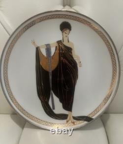 HOUSE OF ERTE Franklin Mint Limited Edition Art Deco Porcelain Plates Set of 4