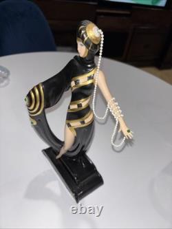 HOUSE OF ERTE THE FRANKLIN MINT PEARLS AND EMERALDS LTD ED. N4632 Excellent