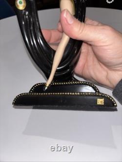 HOUSE OF ERTE THE FRANKLIN MINT PEARLS AND EMERALDS LTD ED. N4632 Excellent