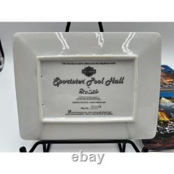 Harley-Davidson Franklin Mint Plate Panorama Set of 4 Paul Costello Porcelain