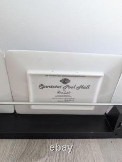 Harley Davidson Franklin Mint Wall Collector Plate Display With 4 Plates vintage