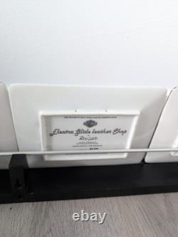 Harley Davidson Franklin Mint Wall Collector Plate Display With 4 Plates vintage