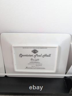Harley Davidson Franklin Mint Wall Collector Plate Display With 4 Plates vintage
