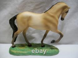 Horse Figurine porcelain ceramic statue sculpture Franklin Mint equine Lusitano