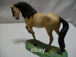 Horse Figurine porcelain ceramic statue sculpture Franklin Mint equine Lusitano