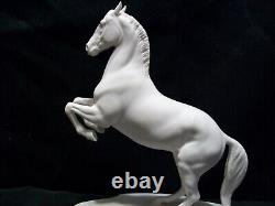Horse franklinmint Ceramic porcelain pottery Figurine sculpture Pamela Du Boulay