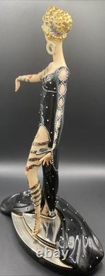 House Of Erte FRANKLIN MINT Pearls And Rubies Fine PORCELAIN Figure