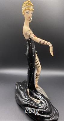 House Of Erte FRANKLIN MINT Pearls And Rubies Fine PORCELAIN Figure