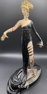 House Of Erte FRANKLIN MINT Pearls And Rubies Fine PORCELAIN Figure