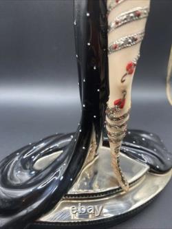House Of Erte FRANKLIN MINT Pearls And Rubies Fine PORCELAIN Figure