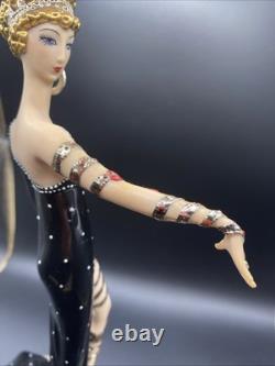 House Of Erte FRANKLIN MINT Pearls And Rubies Fine PORCELAIN Figure