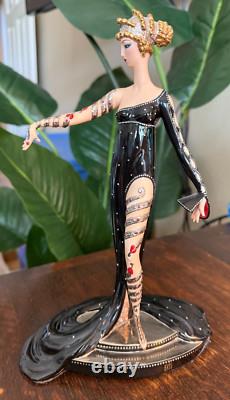 House Of Erte Franklin Mint (A 1159) PEARLS AND RUBIES Lady Limited Edition Mint