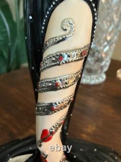 House Of Erte Franklin Mint (A 1159) PEARLS AND RUBIES Lady Limited Edition Mint