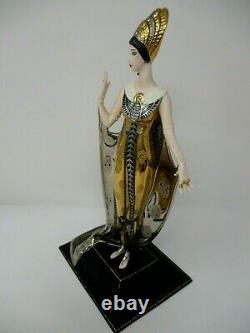 House Of Erte Franklin Mint Iris Egyptian 11 Porcelain Figurine