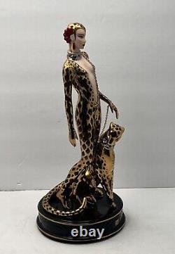 House Of Erte Leopard Figurine Limited Edition No# M4397