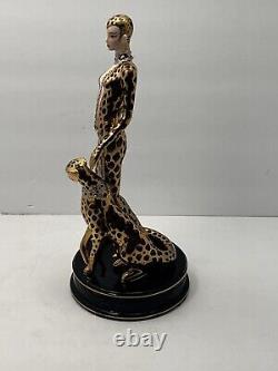 House Of Erte Leopard Figurine Limited Edition No# M4397