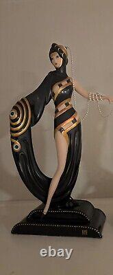 House Of Erte The Franklin Mint Pearls And Emeralds Ltd Ed. M8871