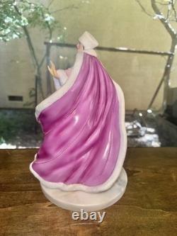 House Of Faberge Franklin Mint Porcelain The Snow Queen With White Marble Base