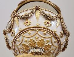 House Of Faberge Imperial Carousel Egg Franklin Mint Swarovski Crystals 11 READ