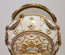 House Of Faberge Imperial Carousel Egg Franklin Mint Swarovski Crystals 11 READ