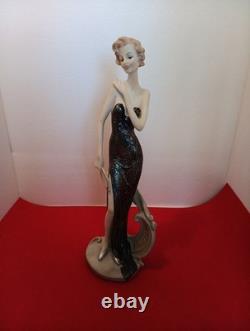 House of ERTE UNTAMED BEAUTY Limited Edition Figurine Franklin Mint 9.5 Deco