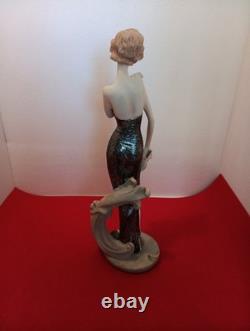 House of ERTE UNTAMED BEAUTY Limited Edition Figurine Franklin Mint 9.5 Deco