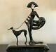 House of Erte Fine Porcelain Art Deco Symphony In Black Figurine