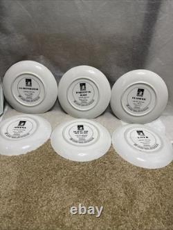 House of Erte Fine Porcelain The Franklin Mint Limited Edition Lot Of 6