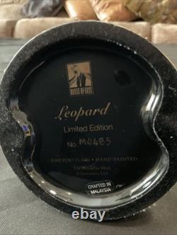 House of Erte Franklin Mint Leopard Art Deco Limited Edition Porcelain Figurine
