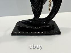 House of Erte Limited Edition Hand Painted Porcelain'Glamour' Art Deco Lady