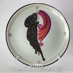 House of Erte Lot of 6 Art Deco Limited Edition Porcelain Plates Franklin Mint