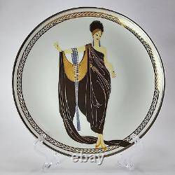 House of Erte Lot of 6 Art Deco Limited Edition Porcelain Plates Franklin Mint