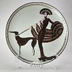 House of Erte Lot of 6 Art Deco Limited Edition Porcelain Plates Franklin Mint