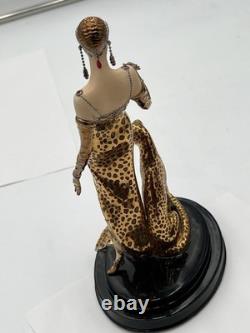 House of Erte Ocelot Limited Edition Porcelain Figurine Franklin Mint