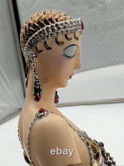 House of Erte Ocelot Limited Edition Porcelain Figurine Franklin Mint