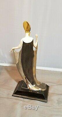 House of Erte Porcelain Sculpture Isis Franklin Mint Limited Ed Hand Painted
