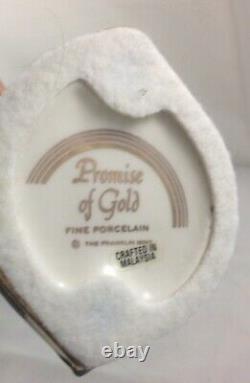 House of Erte Promise of Gold Vintage Fine Porcelain Figurine Franklin Mint