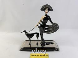 House of Erte Symphony In Black Limited Edition Sculpture Figurine Franklin Mint