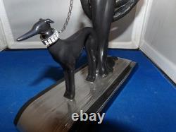 House of Erte Symphony In Black Limited Edition Sculpture Figurine Franklin Mint