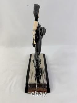 House of Erte Symphony In Black Limited Edition Sculpture Figurine Franklin Mint