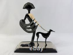 House of Erte Symphony In Black Limited Edition Sculpture Figurine Franklin Mint