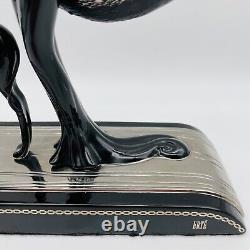 House of Erte Symphony In Black Limited Edition Sculpture Figurine Franklin Mint